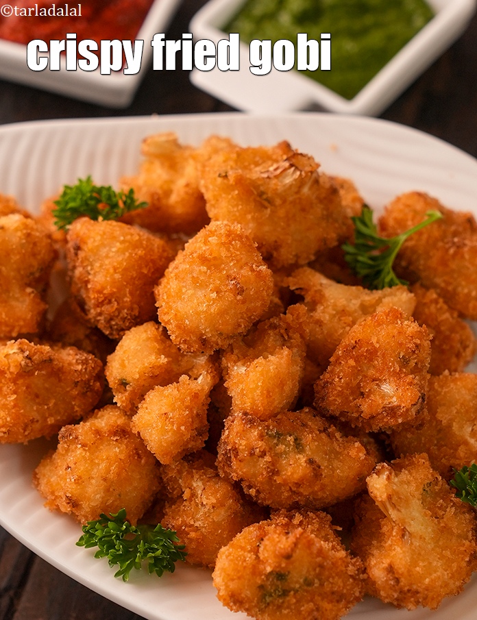 स्टेप 23 – <strong>क्रिस्पी फ्राइड गोभी</strong> को | <strong>फ्राइड कॉलीफ्लॉवर | गोभी फ्राइ …