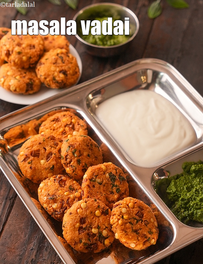 Step 25 – Serve <strong>masala vada recipe | masala vadai | South Indian snack | South Indian masala …