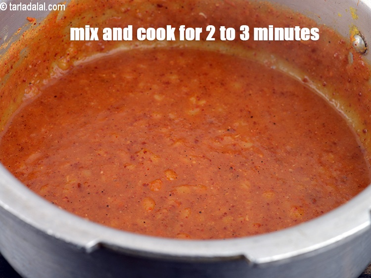 Step 26 – Mix well and cook on a medium flame for 2 to 3 minutes.