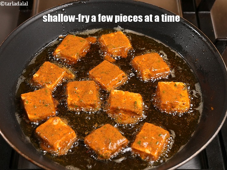 Step 25 – Shallow-fry a few pieces at a time.