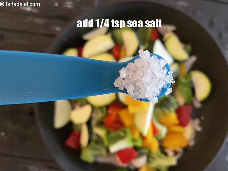 Step 26 – Add 1/4 tsp sea salt.