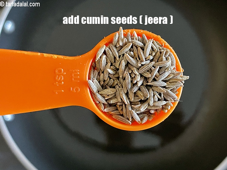 Step 26 – Add&nbsp;<meta charset="UTF-8" />1 tsp&nbsp;<a href="glossary-cumin-seeds-jeera-zeera-381i">cumin seeds (jeera)</a>.