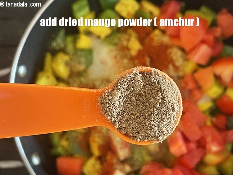 Step 27 – Add&nbsp;<meta charset="UTF-8" />1 tbsp&nbsp;<a href="glossary-dried-mango-powder-amchur-powder-148i">dried mango powder (amchur)</a>.