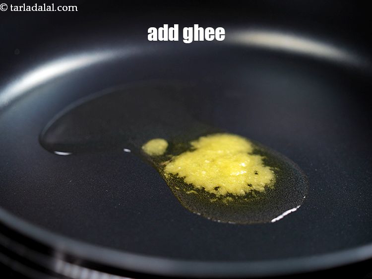 Step 26 – Add 1 tbsp&nbsp;<a href="https://www.tarladalal.com/glossary-ghee-245i">ghee</a>.&nbsp;