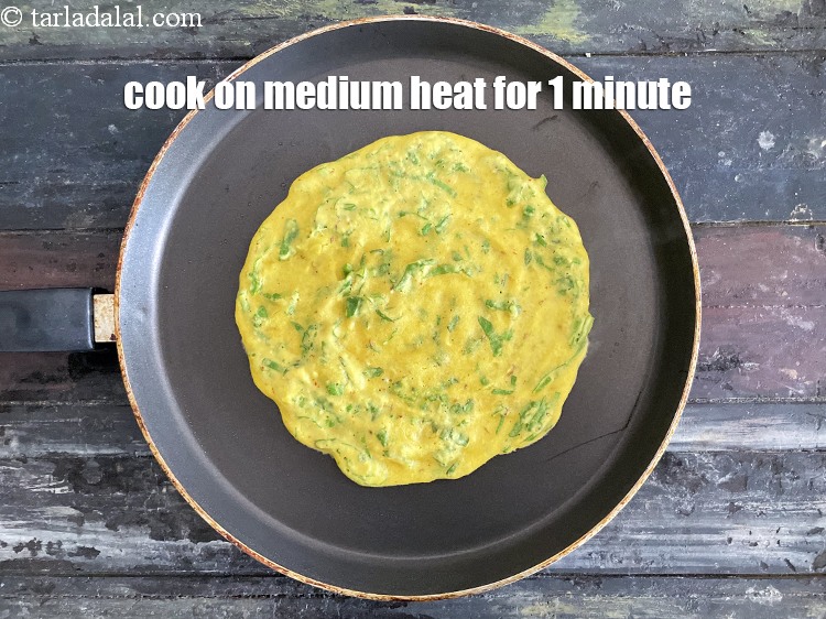 Step 27 – Cook for 1 minute on a medium flame.