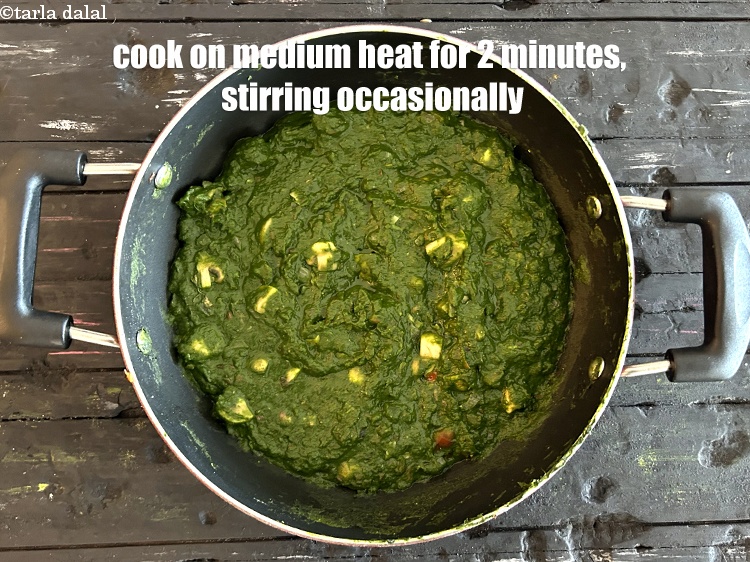 Step 32 – Cook on a medium flame for 2 minutes, while stirring occasionally.