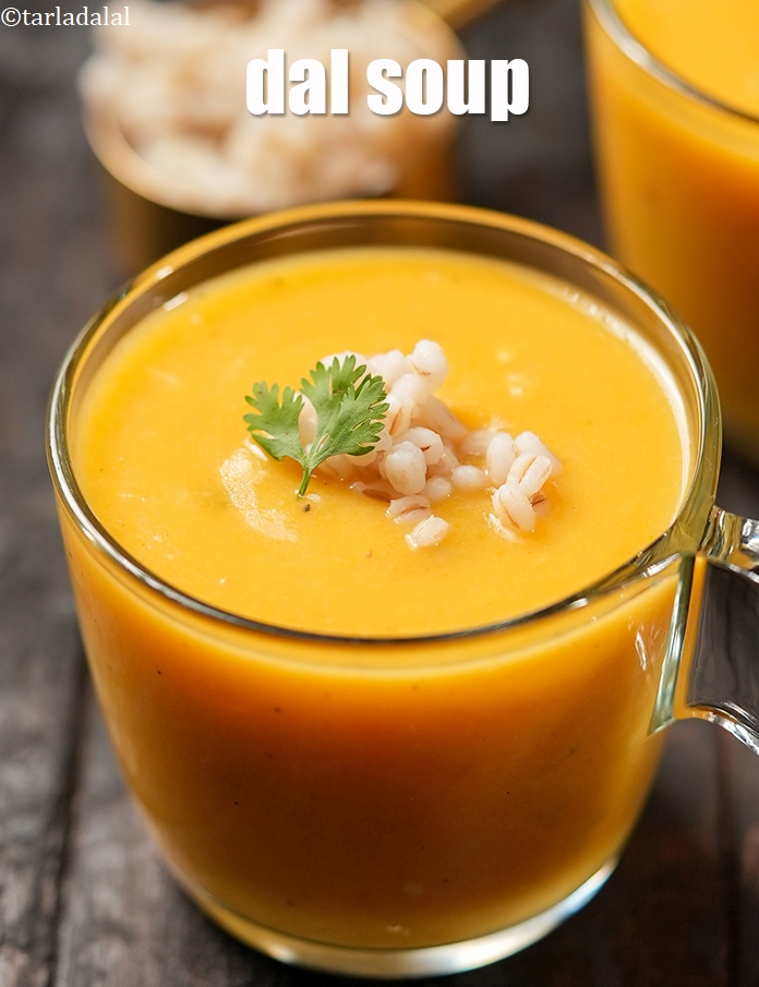 Step 45 – Serve <strong>healthy Indian lentil soup | dal soup | moong dal soup | </strong>&nbsp;immediately.