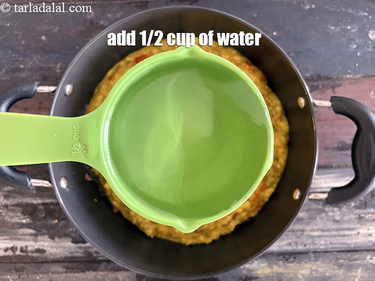 Step 25 – <meta charset="UTF-8" />Add &frac12; cup of water.