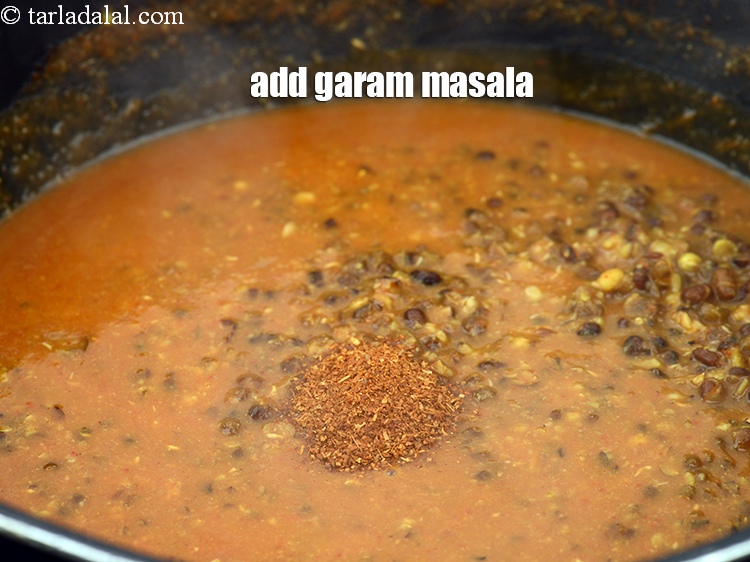 Step 25 – Add &frac12; tsp <a href="https://www.tarladalal.com/glossary-garam-masala-296i">garam masala</a>.