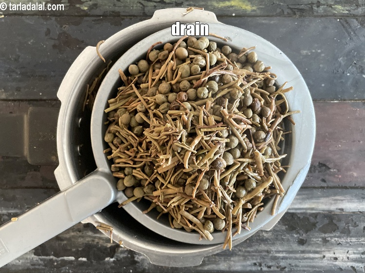 Step 28 – Drain the water.