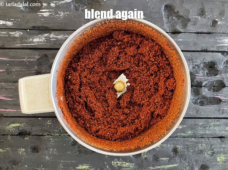 Step 25 – Blend again. Your Malavani paste is ready.