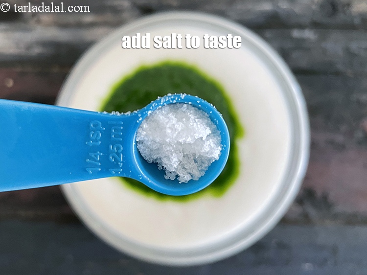 Step 26 – Add salt to taste. We added 1/4th&nbsp;tsp salt.