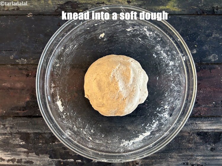 Step 30 – Knead into a soft dough.