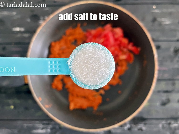 Step 33 – Add salt to taste. We added 1/2 tsp salt.