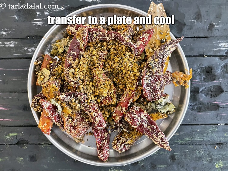 Step 25 – Transfer into a big plate and cool it completely.