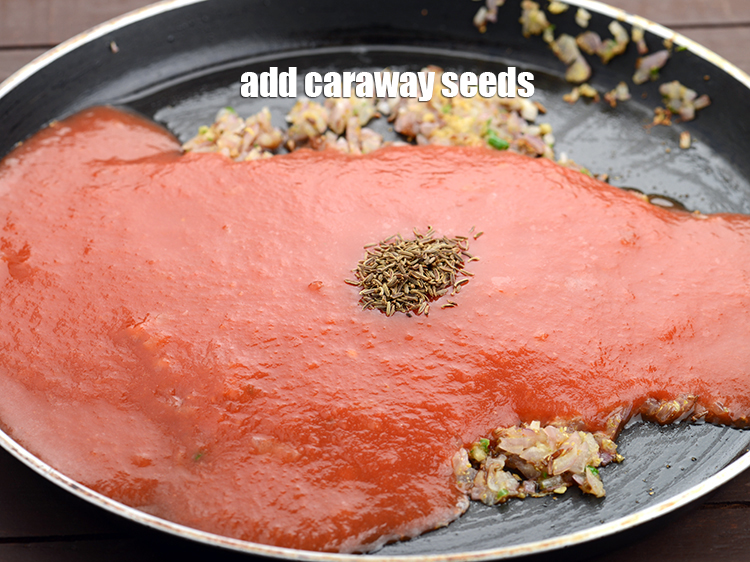 Step 25 – Add &frac12; tsp <a href="https://tarladalal.com/glossary-caraway-seeds-shahjeera-261i">caraway seeds (shahjeera)</a>.