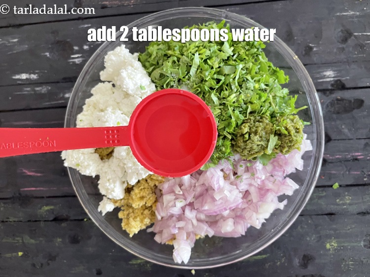 Step 26 – Add 2 tablespoons water.