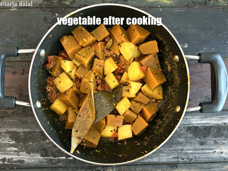 Step 25 – Vegetables after cooking.