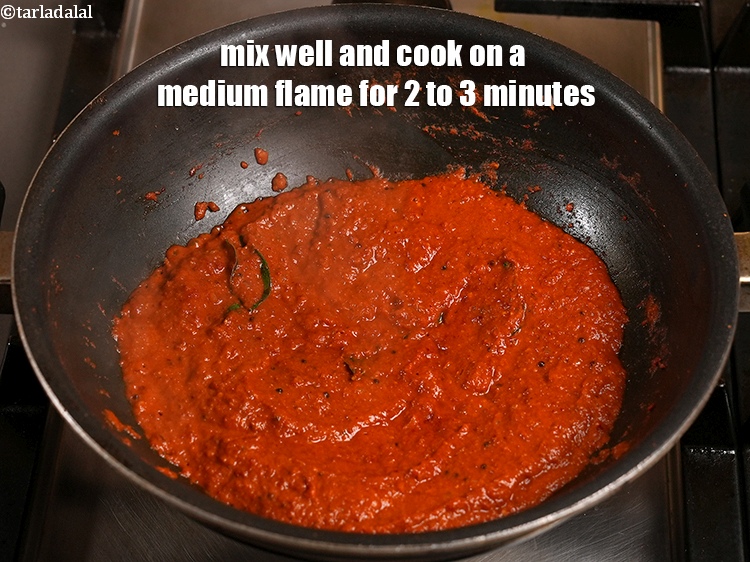Step 30 – Mix well and cook on a medium flame for 2 to 3 minutes.