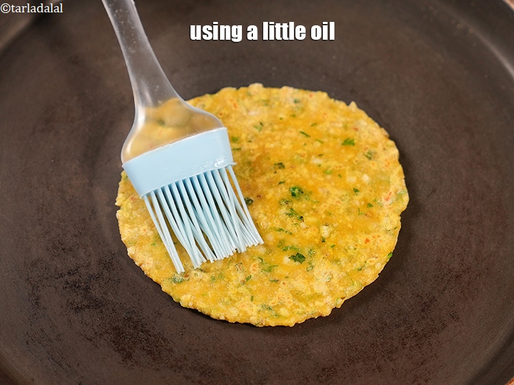 Step 26 – Using a little oil.