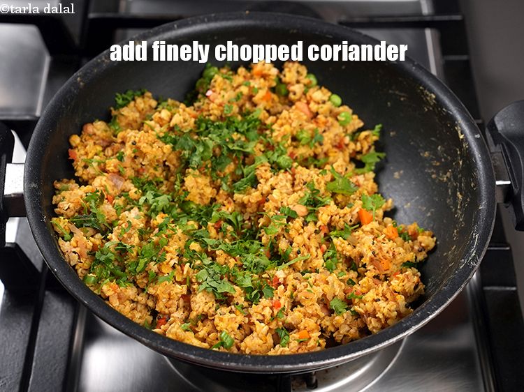 Step 26 – Add 2 tbsp finely chopped coriander.