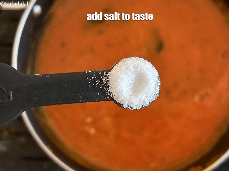 Step 26 – Add salt to taste.