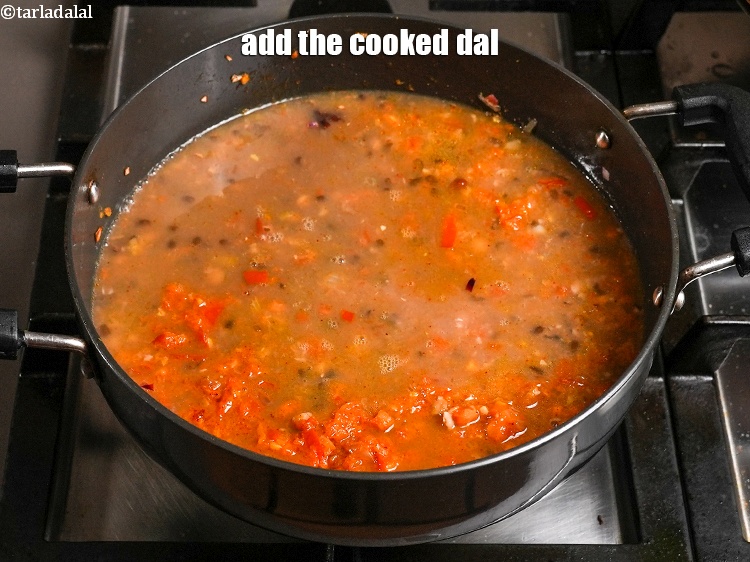 Step 26 – <p>Add the cooked dal.</p>