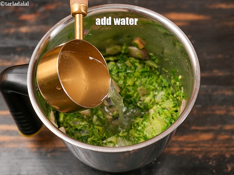 Step 26 – Add &frac12; cup water.