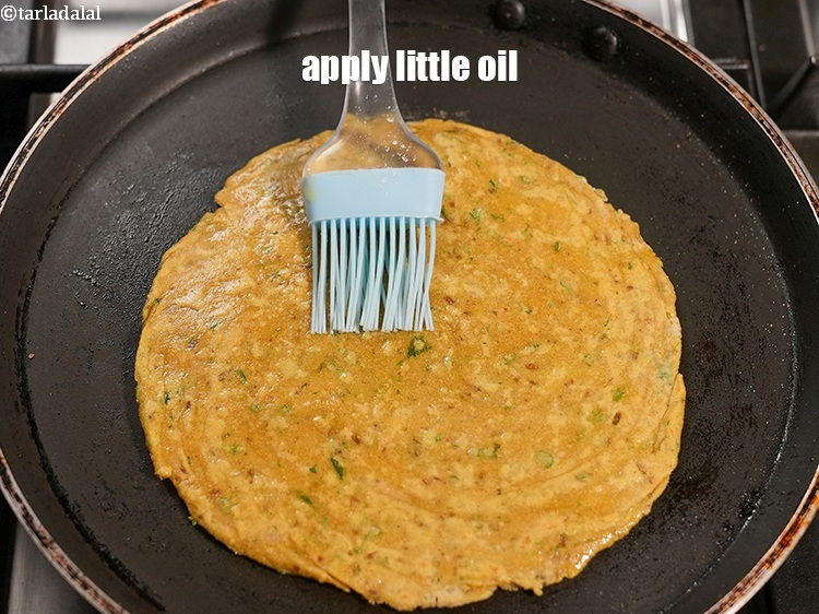 Step 26 – Apply 1/4 tsp little oil.