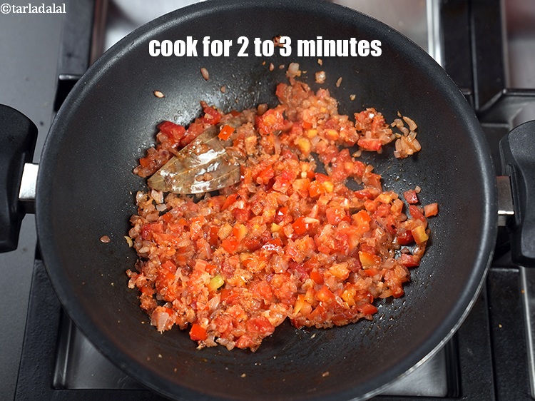Step 26 – Mix well and cook on medium flame for 2 to 3 minutes.