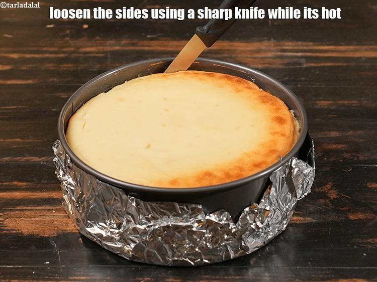 स्टेप 26 – जब यह गरम हो तो तेज चाकू का उपयोग करके …