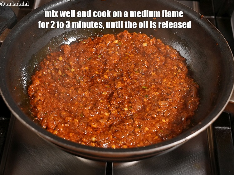 Step 26 – Mix well and cook on a medium flame for 2 to 3 minutes, until the …