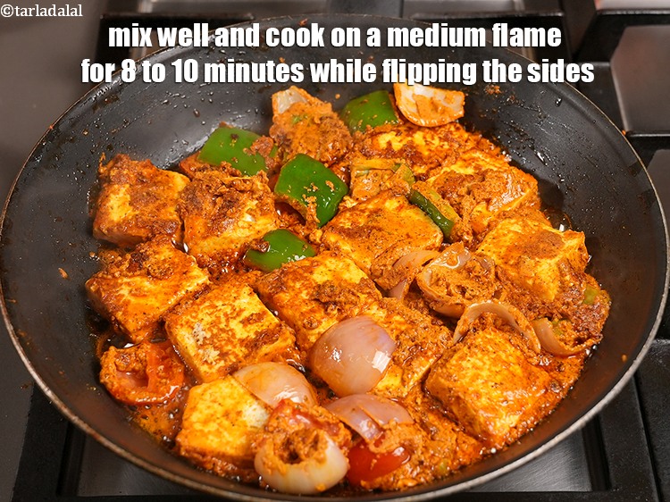 Step 27 – Cook on a medium flame for 8 to 10 minutes while flipping the sides. Keep …