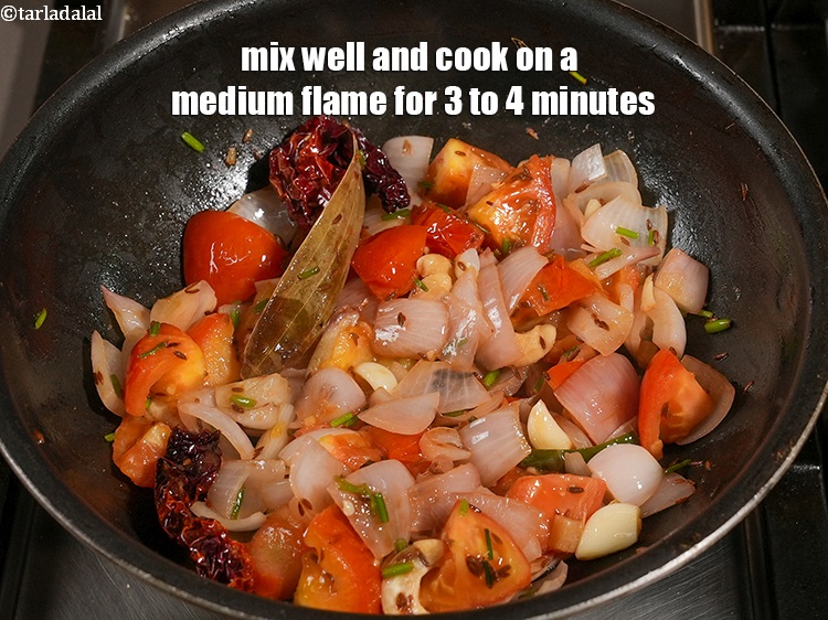 Step 26 – Mix well and cook on a medium flame for 3 to 4 minutes.