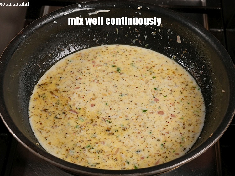 Step 26 – Mix well continuously.