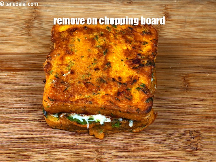 Step 27 – Remove on a chopping board.