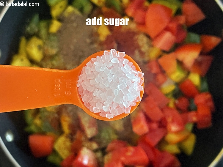 Step 28 – Add <strong>1&nbsp;tsp</strong>&nbsp;<a href="glossary-sugar-chini-shakkar-278i">sugar</a>&nbsp;(optional). We did not add sugar&nbsp;to the recipe as peru is sweet by …