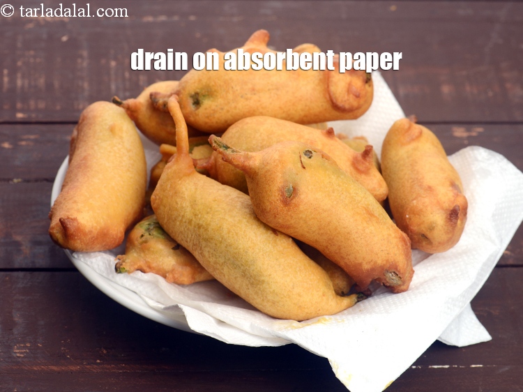 Step 28 – Drain on an absorbent paper.