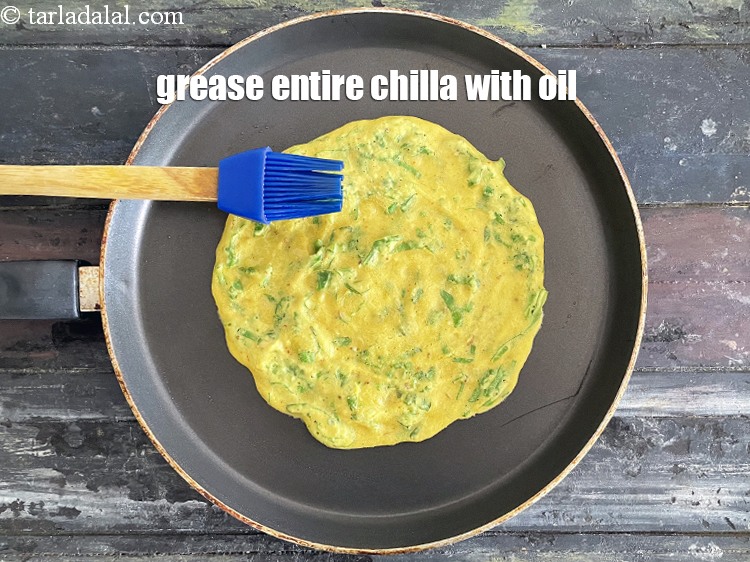 Step 28 – <meta charset="UTF-8" />Smear a little oil over it and along the edges.