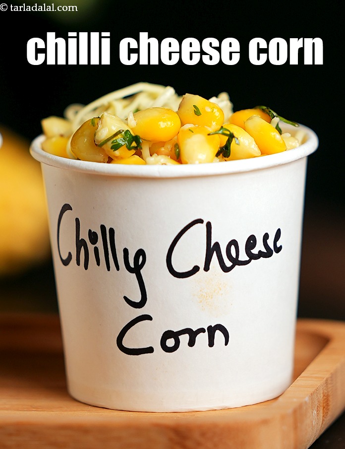 Step 35 – Serve <strong>chilli cheese corn</strong> immediately.
