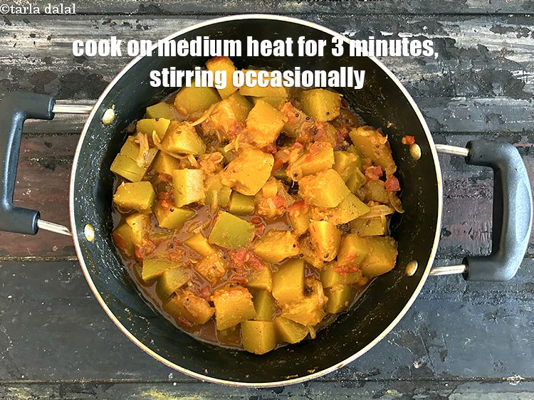 Step 27 – Cook on medium heat for 3 minutes, stirring occasionally.