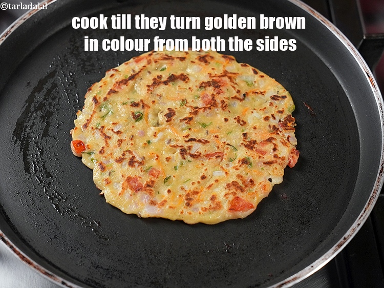 Step 27 – Cook till they turn golden brown in colour from both the sides.