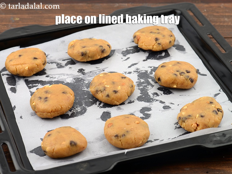Step 25 – Place them on an oven safe lined baking tray.&nbsp;We have baked 9 cookies at a …