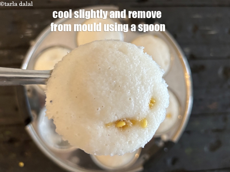 Step 26 – <meta charset="UTF-8" />Cool slightly and remove the&nbsp;<strong>sweet&nbsp;idli | </strong>&nbsp;from the mould using a spoon. If …