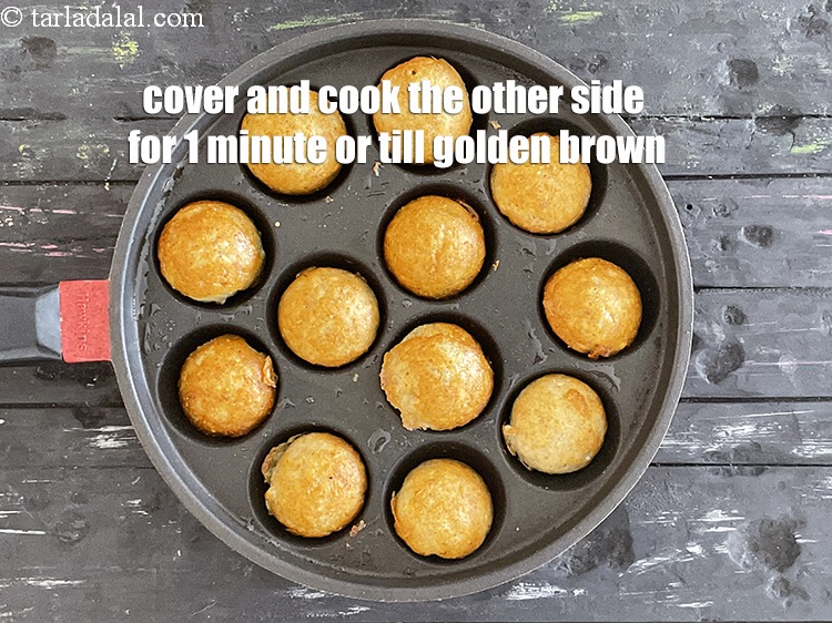 Step 26 – Cover and cook on the other side on a medium flame for 2 to 3 …