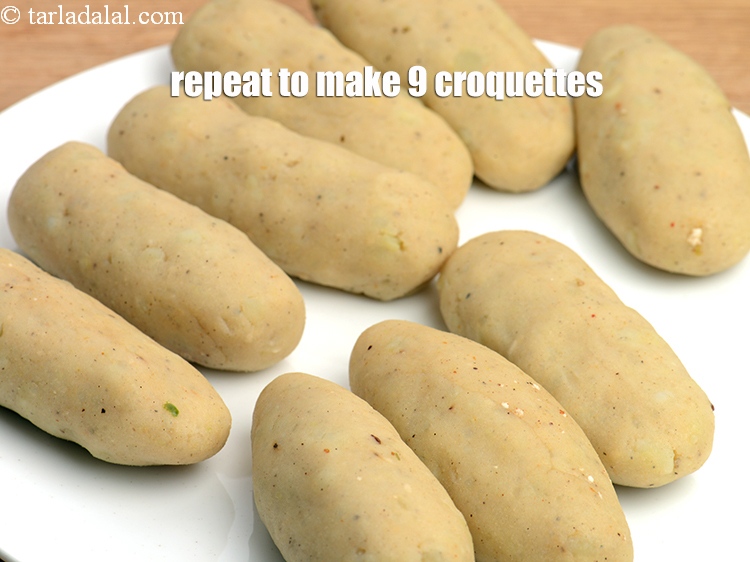 स्टेप 28 – 9 और क्रोकेट्स बनाने के लिए उपरोक्त चरणों को दोहराएं।