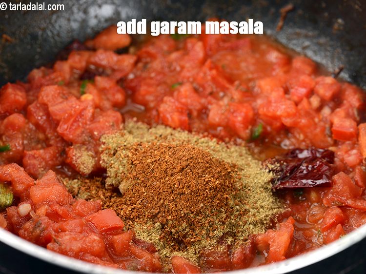 Step 26 – Add &frac12; tsp <a href="https://www.tarladalal.com/glossary-garam-masala-296i">garam masala</a>.