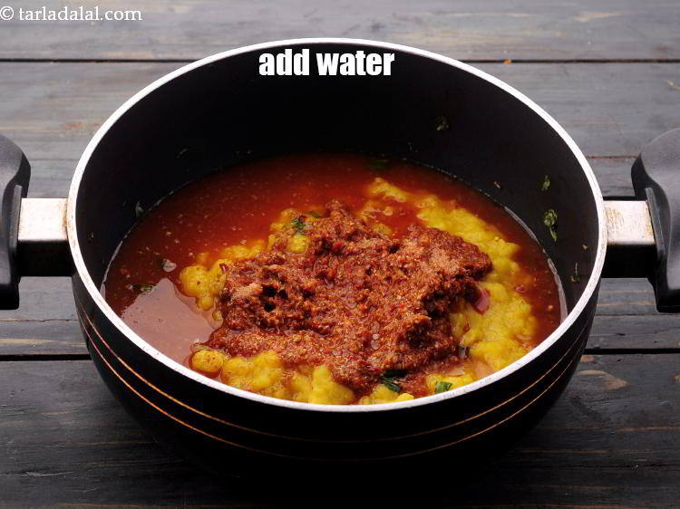 Step 40 – Add 3/4 cup of water.