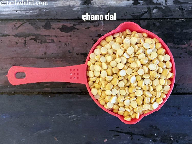 Step 3 – This is what chana dal looks like.