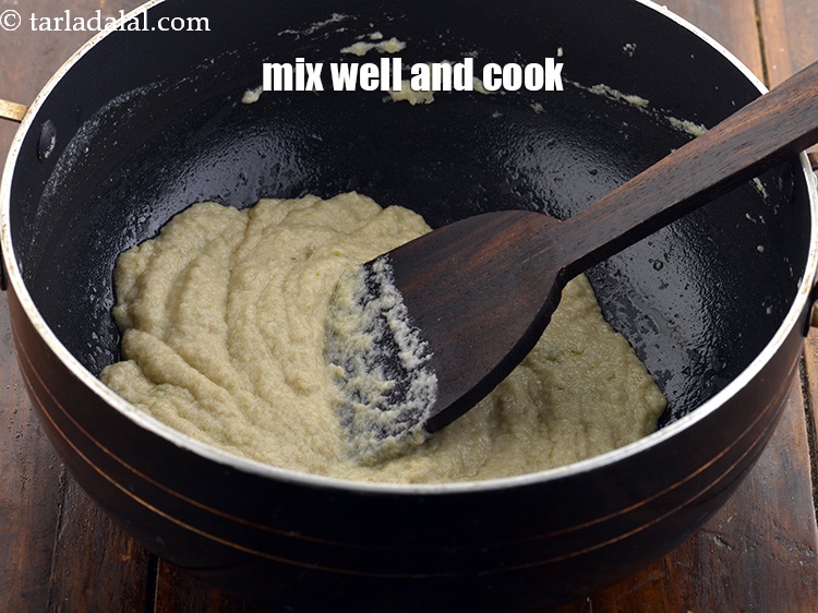 Step 24 – Mix well and cook on a medium flame for 2 minutes, while stirring continously to …